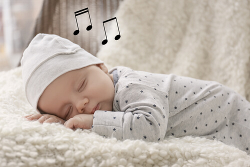 Die besten Schlaflieder - schlafendes Baby
