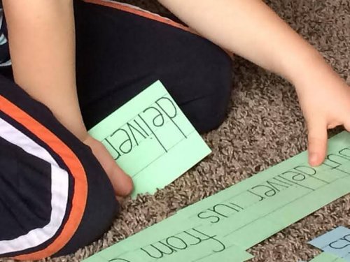 Wie man frühes Lesen beibringen kann - Lesekarten