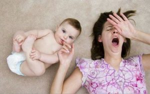 Die Müdigkeit einer Mutter ist direkt proportional zur Liebe zu ihrem Kind