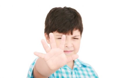 Unterwäsche Regel - junge-sagt-stop