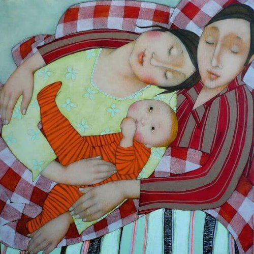 Paar auf Mutterschaft vorbereitet