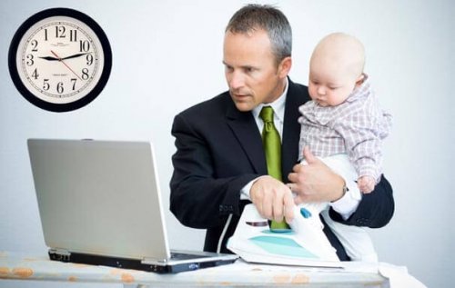 an das Elternsein gewöhnen