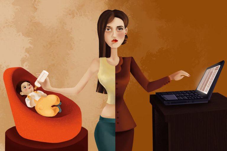 Mütter die zu Hause bleiben