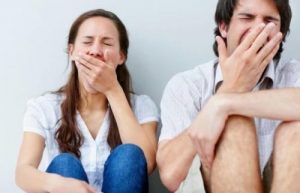 Schlafprobleme der Eltern