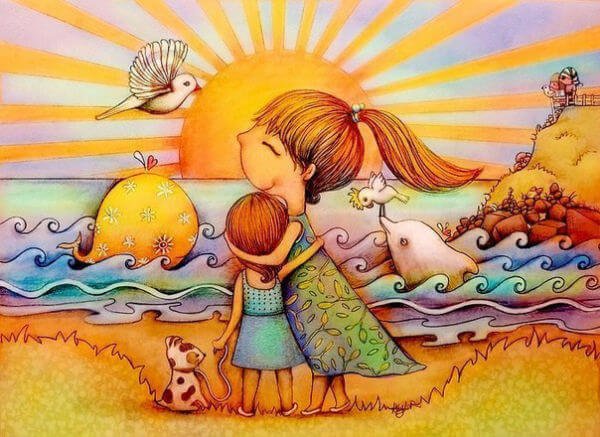 Zeit mit Kindern am Strand