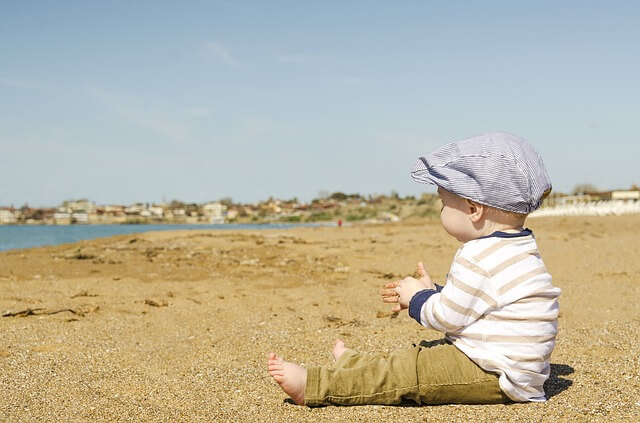 Strandurlaub mit Baby