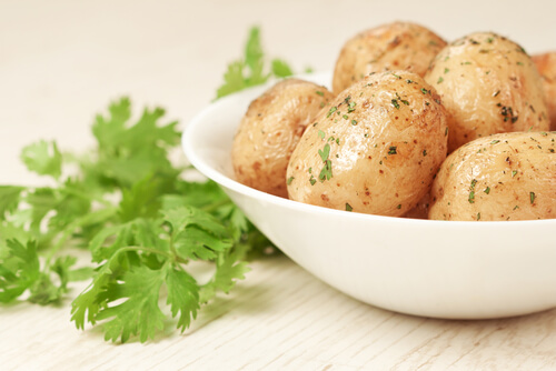 Proteinhaltige Pürees für Kinder mit Kartoffeln