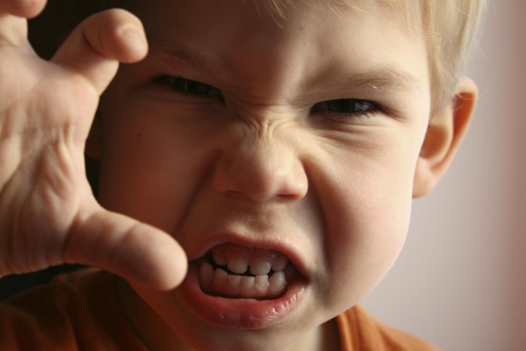 Wut bei Kindern sollte gelindert werden, indem sie lernen ihre Emotionen zu kontrollieren.