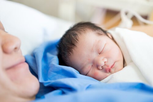 Atmung von Neugeborenen