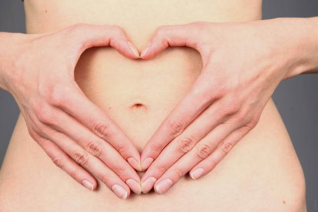 Herz vorm Bauch