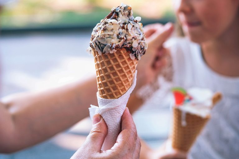 Danke Mama für das Eis
