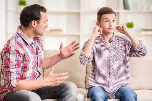 Beziehung zu Stiefeltern - Stiefvater und Sohn