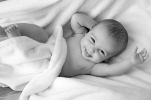 Baby nach Apgar-Test