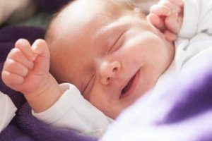 Lächeln eines Babys