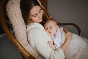 Tante mit Neffe