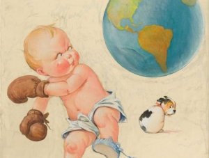Baby ist eigensinnig
