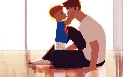 Mein Sohn ist auch sensibel, liebevoll und zärtlich...