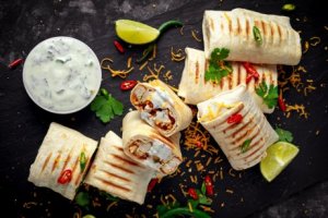 schnelle Vorspeisen: Wraps