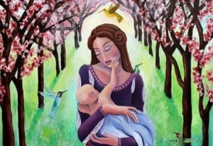 Wenn dein Baby nicht von deiner Brust weg will, vermisst es dich