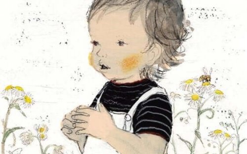 Sanfte Erziehung: Zeichnung eines Kindes von Komako Sakai