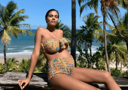 Tina Kunakey und ihr Ehemann durften sich 2019 über Promi-Nachwuchs freuen