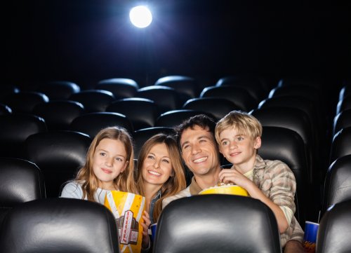 Disney-Filme - Familie im Kino