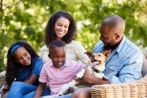 Grundbedürfnisse - Familie im Freien