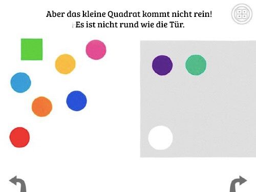 Die vier kleinen Ecken - Quadrat und Kreise