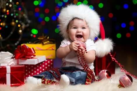 Weihnachten: Verkleidetes Baby