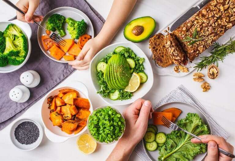 vegetarische Ernährung - vegetarische Mahlzeit