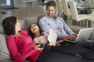 Zeit zu Hause mit der Familie: Fühle dich frei, nichts zu tun