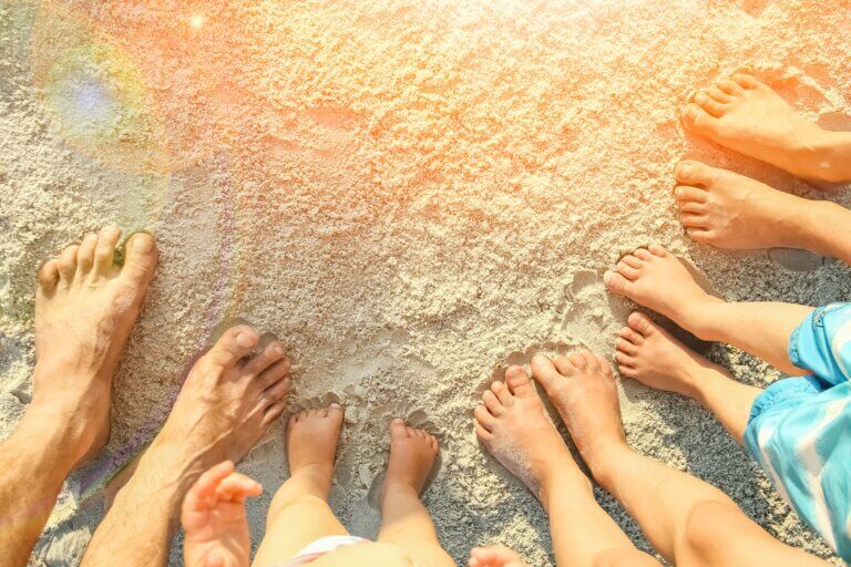 erdung am strand